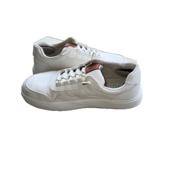 HEYDUDE Mn’s/Yth Sz 7 Hudson Classic sneakers in white(2 sets Insoles) main image 4